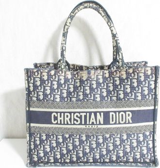 Dior Navy Handbag Tote Bag (Pre-Owned)