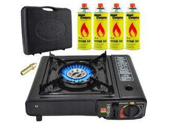 OEM Estufa De Gas 2 En 1, Estufa De Viaje + Reductor