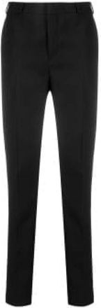 Saint Laurent Luxe wollen smokingbroek - Dames - Slim Fit Broeken - Zwart - L - Wol - Broeken