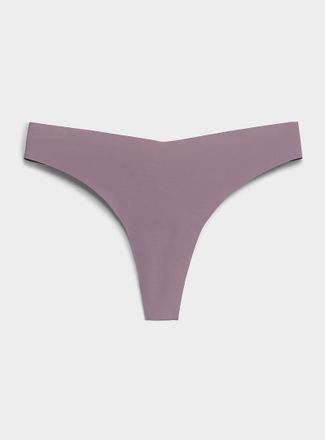 Miiyu Womens Dense laser-cut thong Recycled nylon
