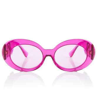 Versace Embellished round sunglasses