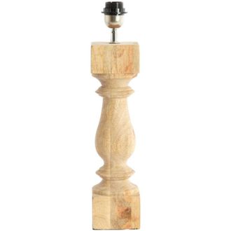 Light & Living Light & Living - L&aacute;mpara De Mesa - Cumani - Natural - Madera