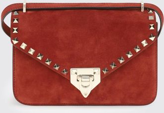 Valentino Garavani Mini borsa a tracolla Rockstud in pelle scamosciata