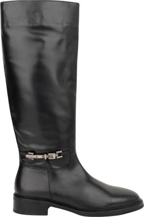 Sergio Moretti Casual Laarzen - Dames - Schoenen - Zwart - Maat: 41 EU Leer
