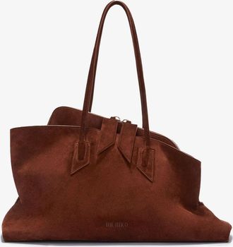 The Attico La Passeggiata suede shoulder bag - THE ATTICO - gender_Woman