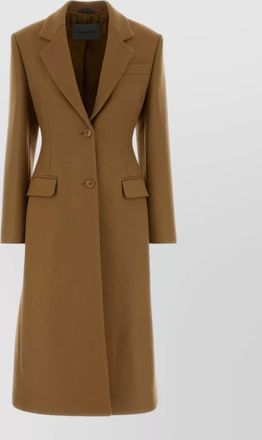 Balenciaga cashmere wool single-breasted coat