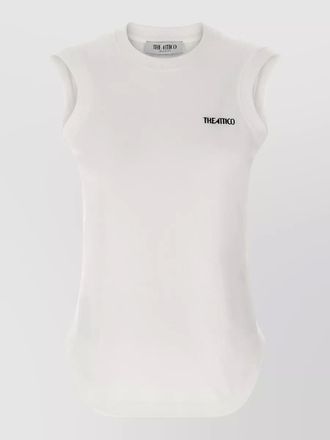 The Attico reese crew neck sleeveless top