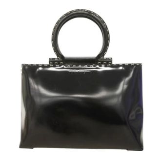 Ferragamo Pre-owned Handbags, female, Black, Size: ONE SIZE Pre-owned Handbag