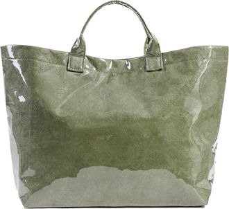 Generic Womens PVC Tote Bag Designer Plastic Handbag Large Hobo Bags with Interlayer for Travel & Work, 2026 (Green,One Size)