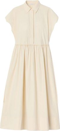 Lafayette 148 New York Plus Gathered Waist Shirtdress