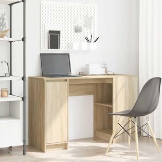 Berkfield Home Desk Sonoma Oak 120x42x76 cm Engineered Wood in Brown | Size: 120 x 42 x 76 cm