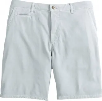 Johnnie-O Mens Nassau Cotton Blend Shorts In Chrome