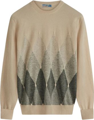 Ballantyne Truien & Vesten, Heren, Beige, XL, Round-neck Truien