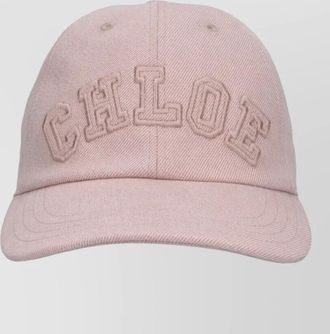 Chlo&eacute; cotton logo baseball cap