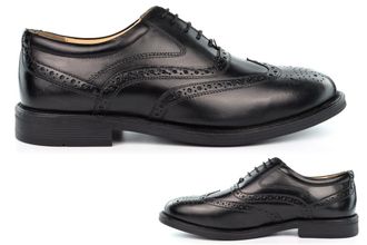 Generic Mens Real Leather Shoes Mens Brogues Size 6 Boys Shoe Size 13 Cushioned Shoes Lace Up Shoe Brogue Brogues Extra Large Sizes Comfort Cushioned Lace Up 