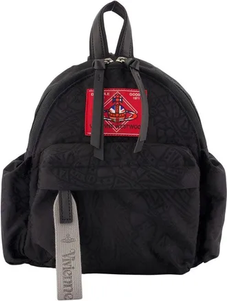 Vivienne Westwood Unisex George Rucksack S Backpack - Vivienne Westwood Synthetic Black Bags Backpacks