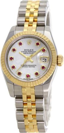 Rolex Datejust Stainless Steel yellow gold (18K) Wristwatch (Pre-Owned)