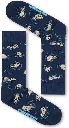 Greenbomb Playing Otter Multifunktionssocken - Unisex | blau