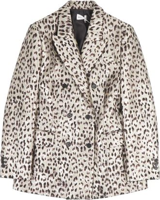 P.A.R.O.S.H. Coleon Double-Breasted Blazer - Dames - Blazers - Veelkleurig - S - Katoen - Jassen