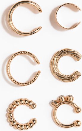 H&M 6er-Pack Earcuffs - Gold