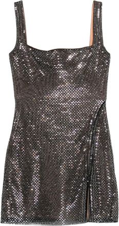 Self Portrait Rhinestone-embellishment Mini Dress