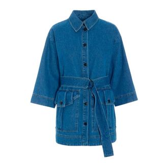Bitte Kai Rand Jassen - Dames - Spijkerjassen - Blauw - S - Denim - Jassen