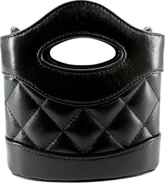 Chanel Pre-owned Matelasse Mini Bag - Dames - Vintage Mini Tas - Zwart - ONE Size - Vintage