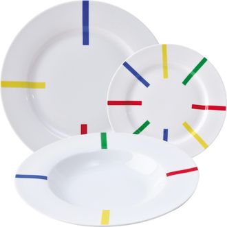 Benetton Vajilla Porcelana Benetton 18 Pzas. - Ehlis