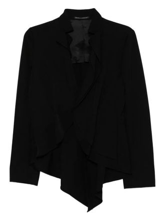 Yohji Yamamoto Gabardine Tuck D jacket - Black
