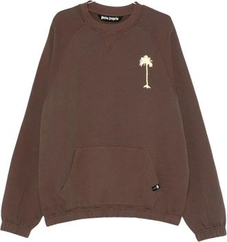 Palm Angels Uomo, Felpe, Marrone, XS, new