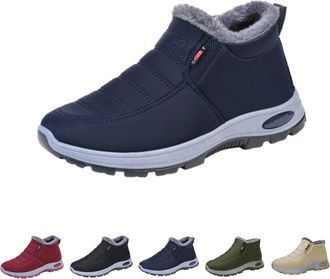 Generic Snow Boots Women,Womens Winter Ankle Boots,Men and Womens Winter Snow Boots,Fashionable Fleece Lined Snow Boots,Water Comfortable Casual Warm Slip On 