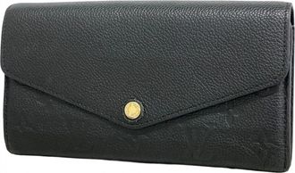 Louis Vuitton Noir Long Wallet (Bi-Fold) (Pre-Owned)