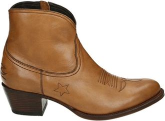 Sendra Western Leren Laars Cognac Kleur - Dames - Cowboylaarzen - Bruin - 37 EU - Leer - Schoenen
