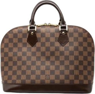 Louis Vuitton Pre-owned Alma PM - Dames - Vintage Handtas - Bruin - ONE Size - Leer - Vintage