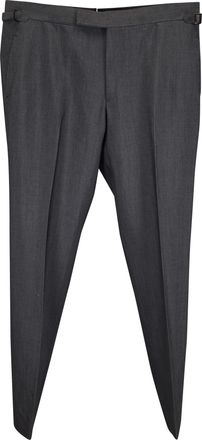 Tom Ford Shelton pakbroek in grijze wol