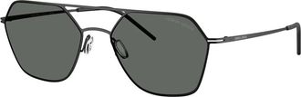 Giorgio Armani Ar 6185 Zonnebrillen - unisex - Zonnebrillen - Grijs - 54 MM - Accessoires