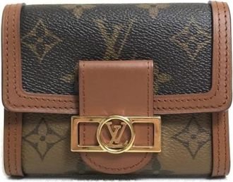 Louis Vuitton Pre-owned Canvas Portemonnee - Dames - Vintage Accessoires - Bruin - ONE Size - Vintage