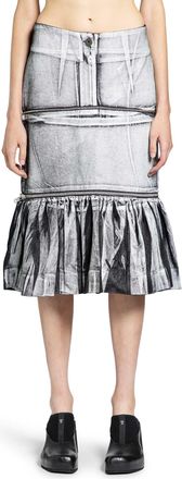 Vaquera Painted Workwear Skirt