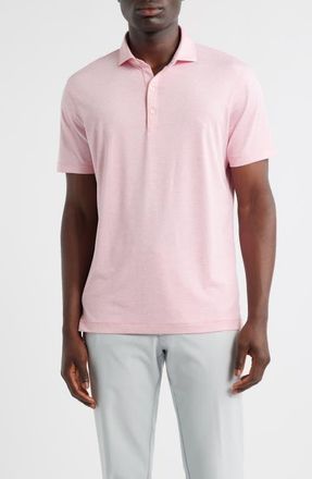 Johnnie-O Lyndon Classic Fit Polo in Azalea at Nordstrom, Size Xx-Large