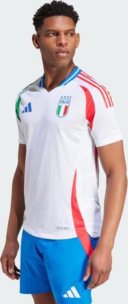 adidas adidas Performance Mens Italy 2024 Away Authentic Jersey - White - Size X-Small