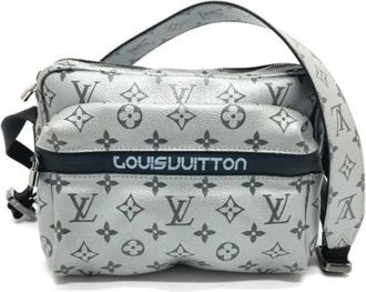 Louis Vuitton Tweedehands Canvas Louis Vuitton tassen - Dames - Vintage Schoudertas - Grijs - ONE Size - Vintage