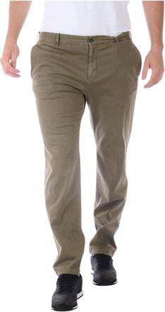 Daniele Alessandrini Jeans - Heren - Chinos - Beige - L - Katoen - Broeken