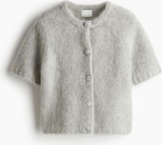 H&M Cardigan aus Mohairmix - Grau