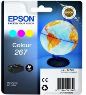 Epson Cartucho De Tinta Original Epson 267 6,7 Ml Cyan Magenta Amarillo