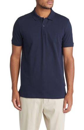 BOSS Pallas Cotton Polo in Dark Blue at Nordstrom, Size Small
