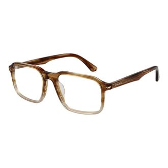 Police Brown Cellulose Acetate Glasses Mens (Frames)