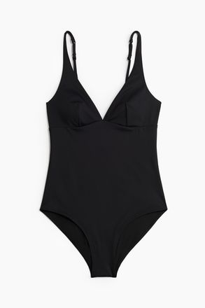 H&M Medium Shape Badeanzug - Schwarz