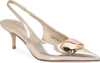 Berness Jennifer Slingback Pump in Gold at Nordstrom Rack, Size 5.5