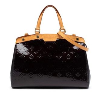 Louis Vuitton Pre-owned Handbags, female, Purple, Size: ONE SIZE Pre-owned Brea MM