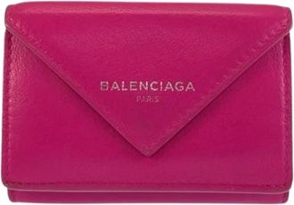 Balenciaga Pre-owned Vintage Tri-fold Wallet - - Pre-owned - Donna - Rosa - ONE SIZE